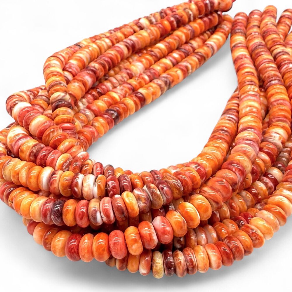 8686 ABCGEMS Sea of Cortez Spiny Oyster Shell Beads from Mexico Ethically